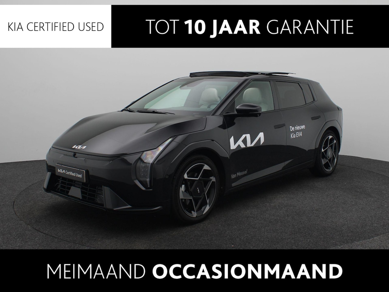 Kia EV4 - GT-PlusLine 81.4 kWh Leder | Head-Up | Dodehoekcamera | Open Dak | Demo | Vraag naar km st - AutoWereld.nl