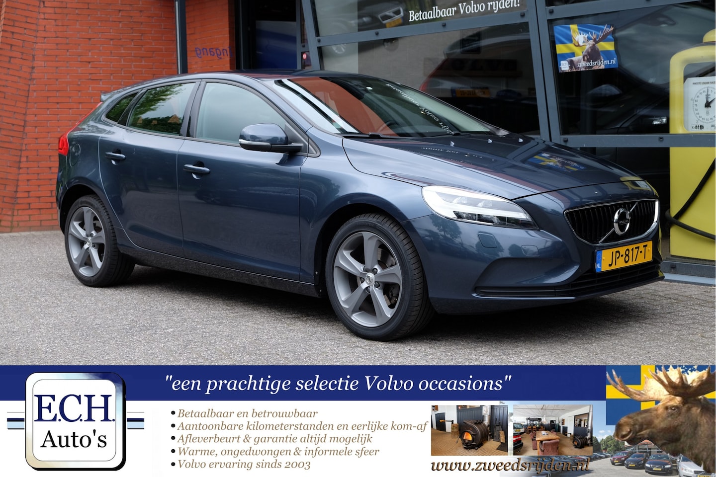 Volvo V40 - 2.0 T3 Momentum 2.0 T3 Momentum, Navi, 17inch, Stoelverw. - AutoWereld.nl
