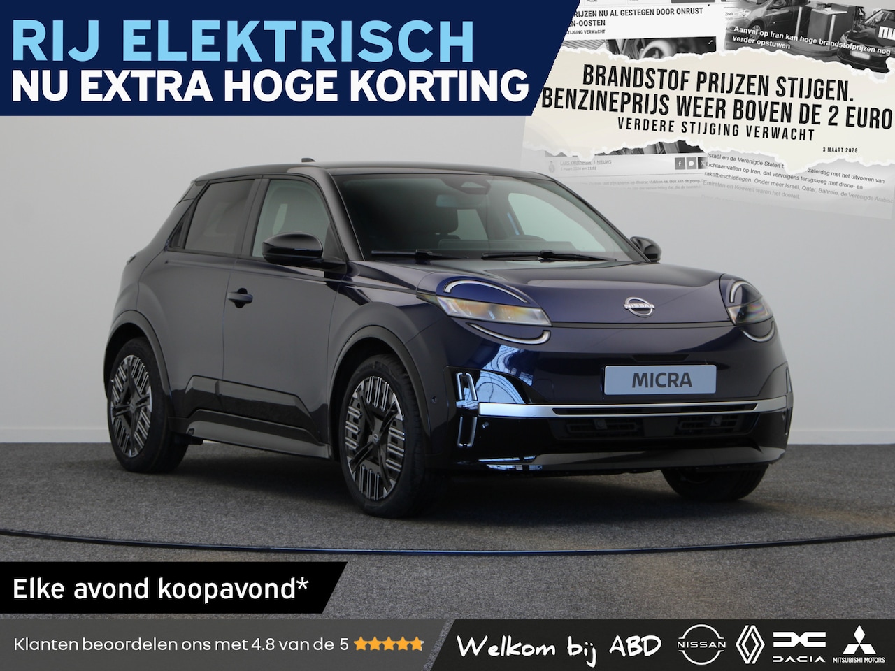 Nissan Micra - Advance 52 kWh | Achteruitrijcamera | Draadloze smartphonelader - AutoWereld.nl