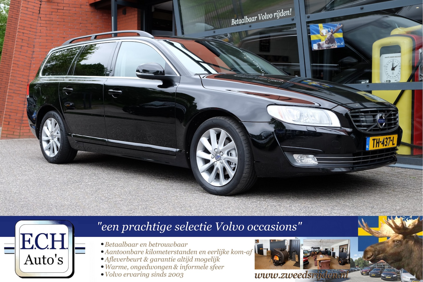 Volvo V70 - 2.0 T4 Dynamic Edition Automaat, Adaptive Cruise - AutoWereld.nl