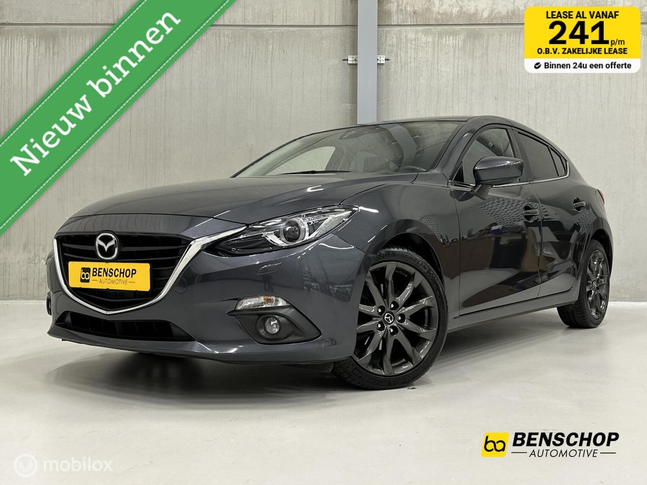 Mazda 3 - 2.0 GT-M Line Alcantara Navi Camera PDC 18 inch Stoelverwarming - AutoWereld.nl
