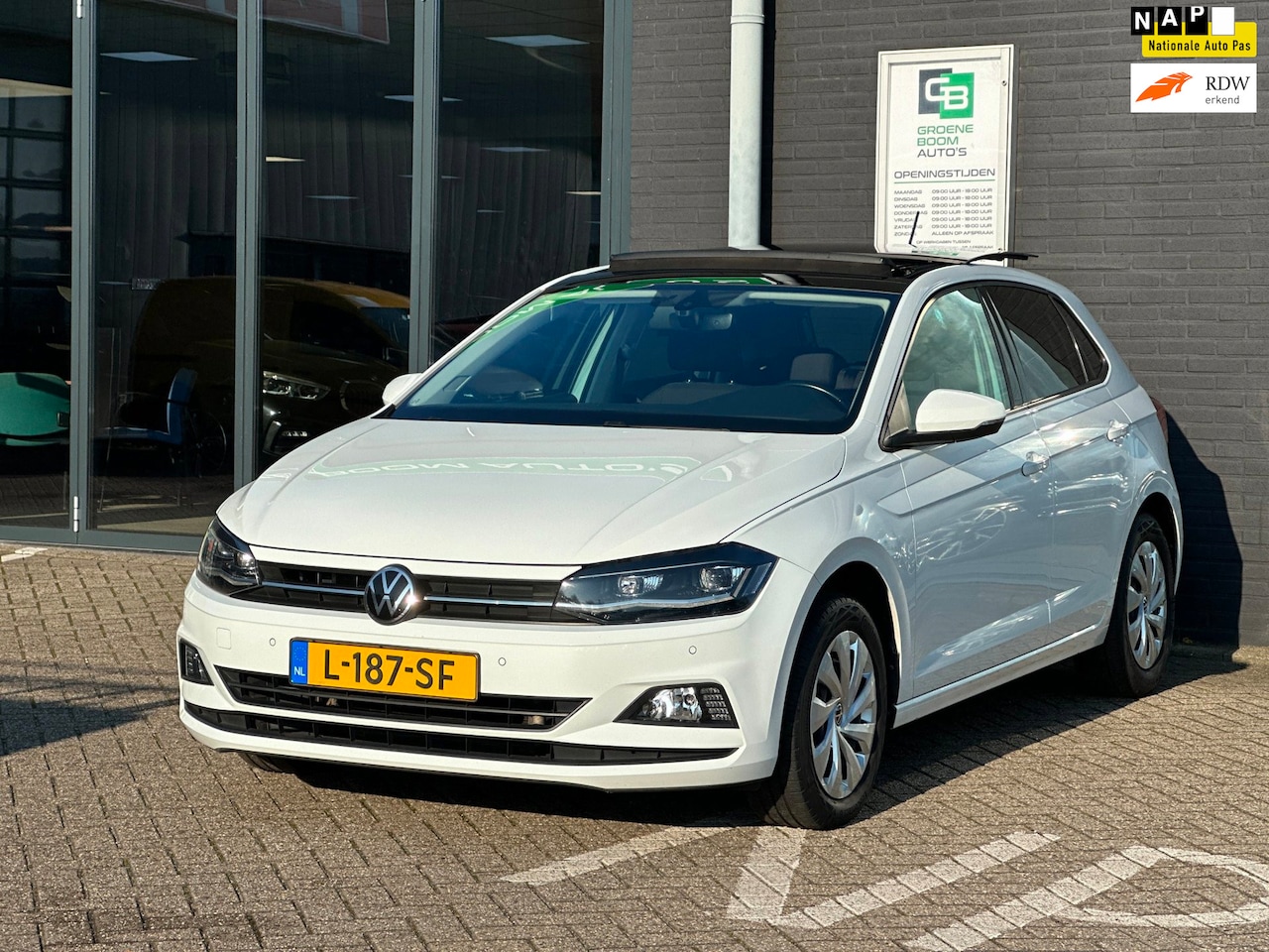 Volkswagen Polo - 1.0 TSI Comfortline Business/Digitale Cockpit/PANO-DAK/LEDER/NL-AUTO NAP!! - AutoWereld.nl