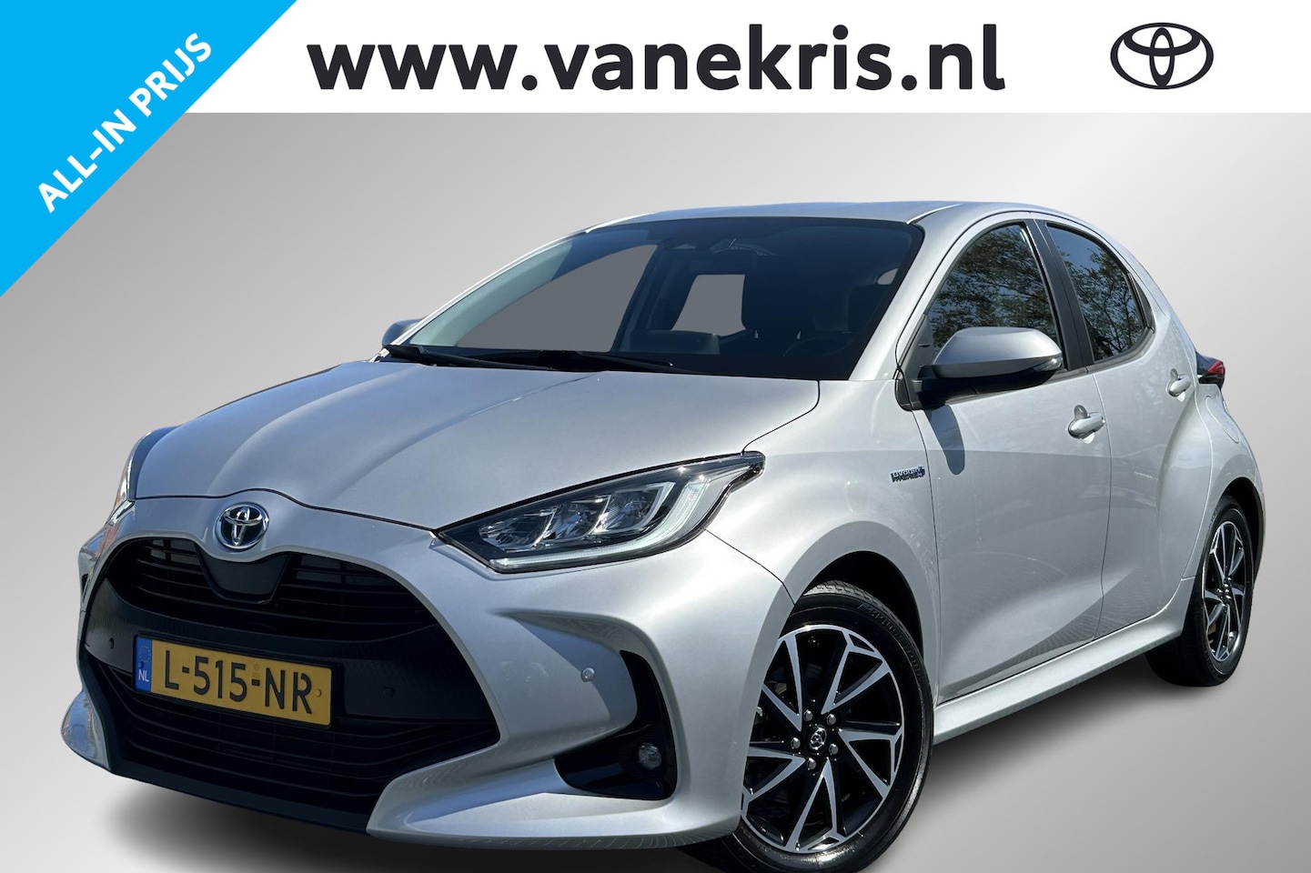 Toyota Yaris - 1.5 Hybrid Dynamic 1.5 Hybrid Dynamic, Parkeersensoren , Navigatie, Dealer onderhouden! - AutoWereld.nl
