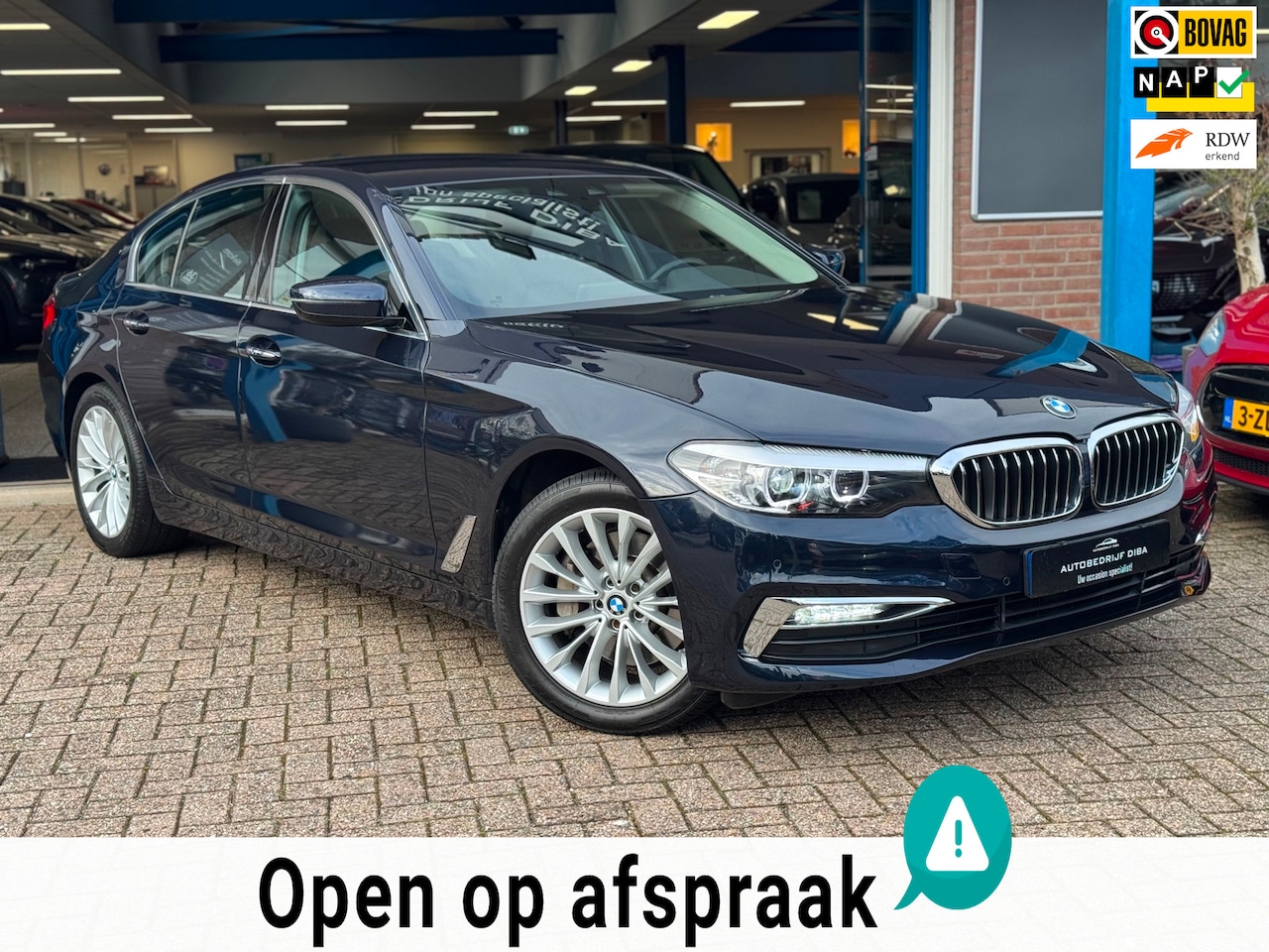 BMW 5-serie - 530i Executive LUXURY 2017 NAVI LEDER CLIMA NAP! - AutoWereld.nl