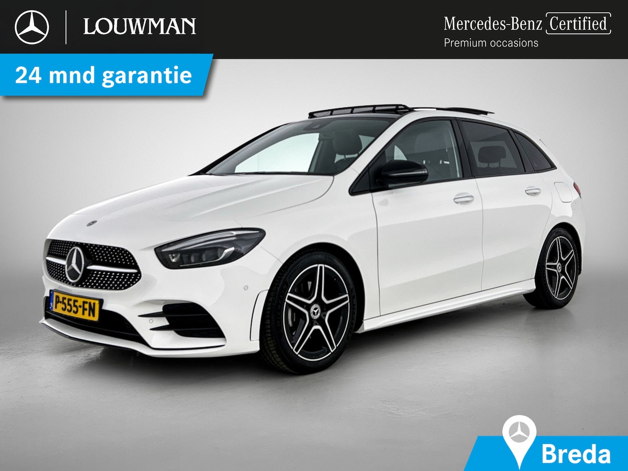 Mercedes-Benz B-klasse - 200 Business Solution AMG | Panoramadak | Trekhaak | Achteruitrijcamera | Multibeam Koplam - AutoWereld.nl