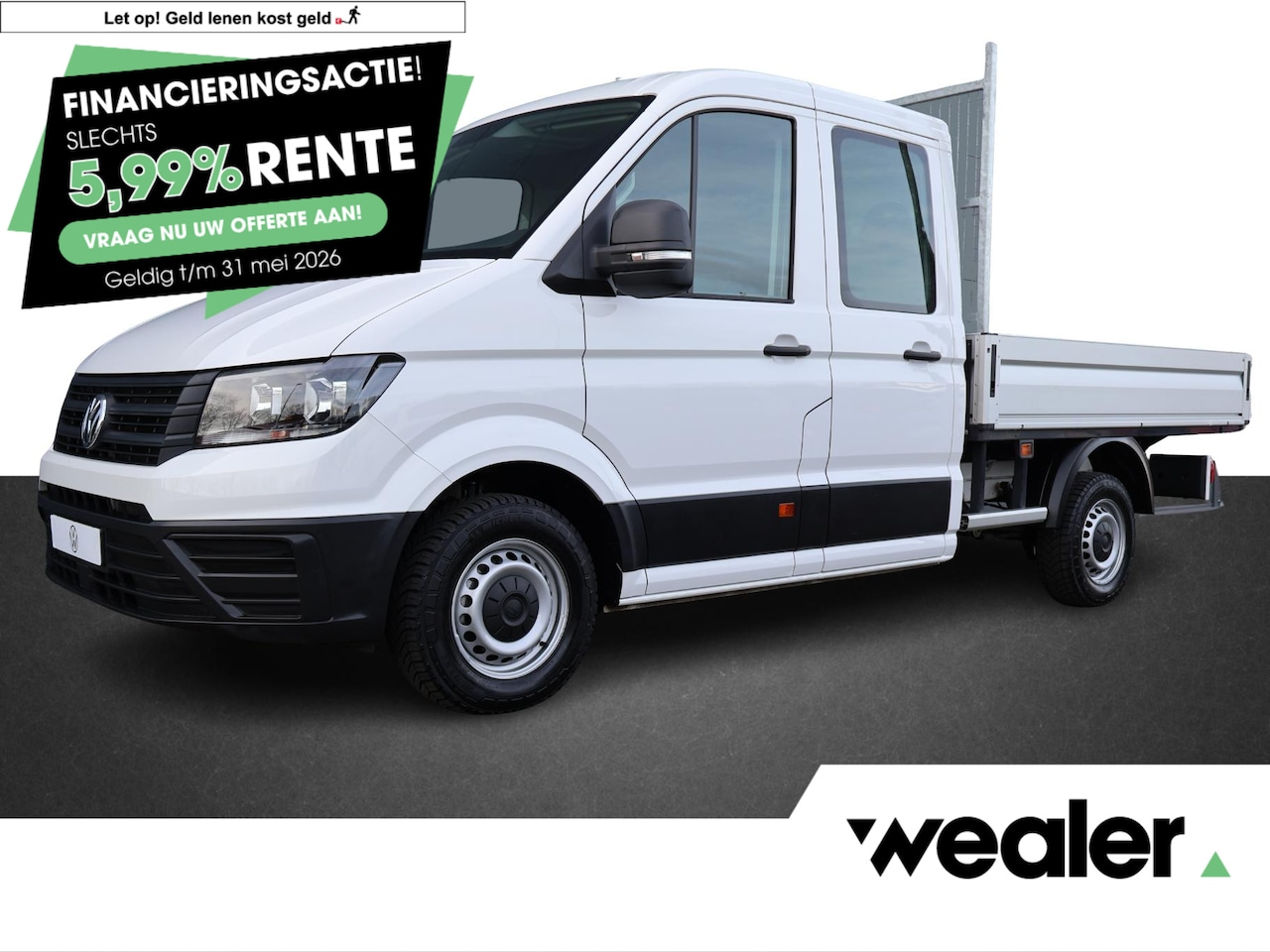 Volkswagen Crafter - 35 2.0 TDI L3 DC Trendline | 140 PK | Cruise control | Navigatiesysteem | Trekhaak | Apple - AutoWereld.nl