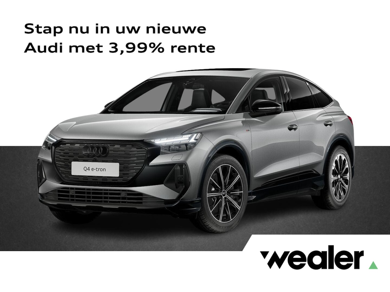 Audi Q4 Sportback e-tron - S edition 40 Sportback | Panoramadak | Audi Sport velgen 20" - AutoWereld.nl