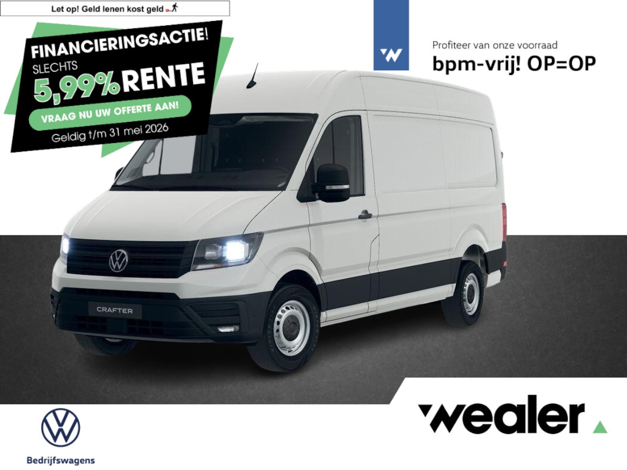 Volkswagen Crafter - Bedrijfswagens Highline L3 2.0 TDI EU6 103 kW (140 pk) GVW 3.0T W B 3640 MM 6 versn. Hand - AutoWereld.nl