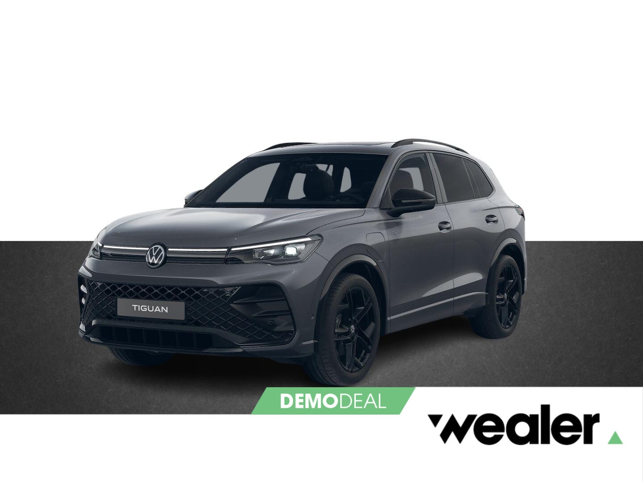 Volkswagen Tiguan - R-Line Edition 1.5 eHybrid 150 kW / 204 PK DSG | Black Style | Panoramadak | Trekhaak wegk - AutoWereld.nl