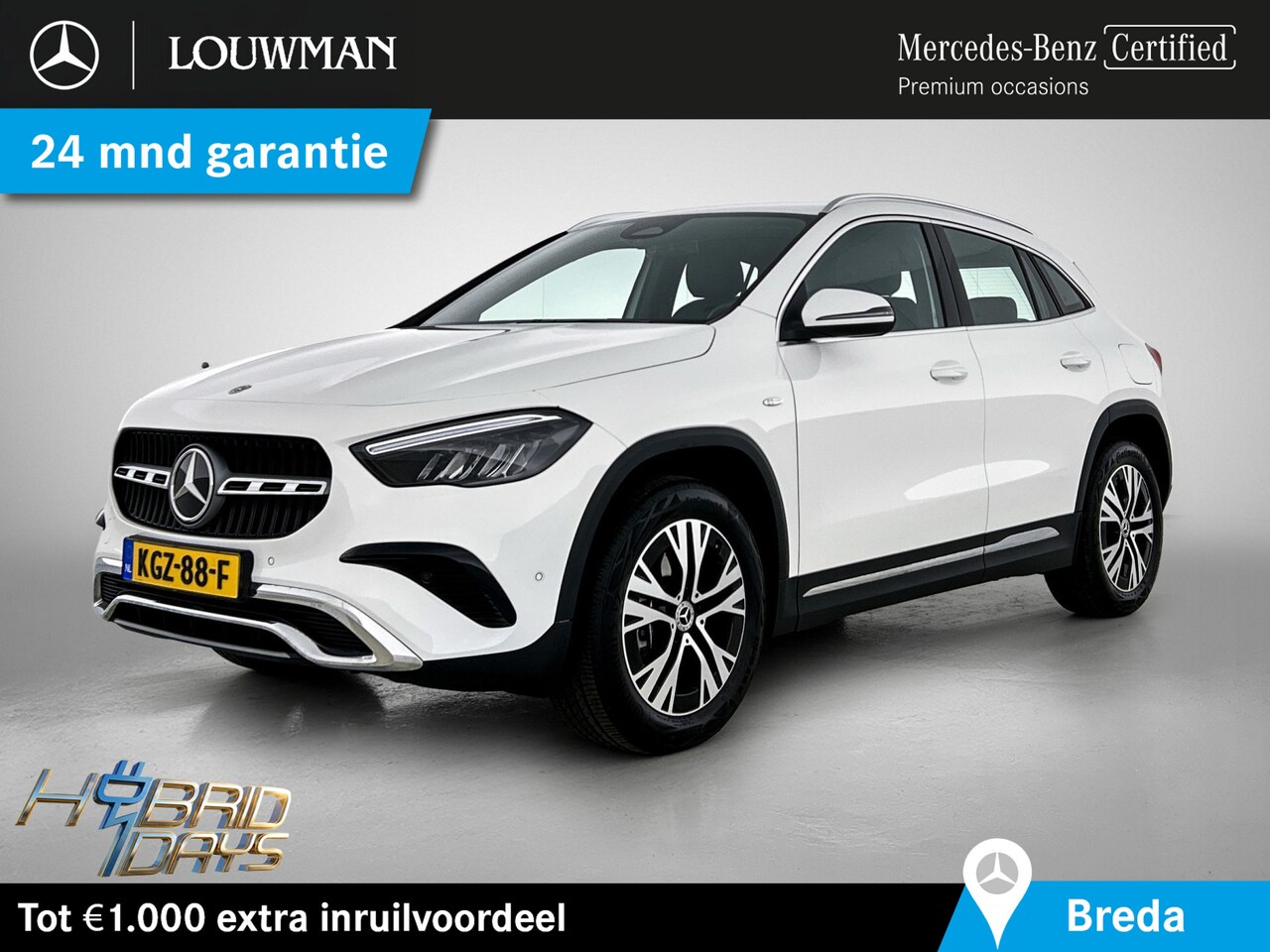 Mercedes-Benz GLA-Klasse - 250 e Plug-In Hybride | Led koplampen | Easy Pack Achterklep | Spiegelpakket | Licht- en z - AutoWereld.nl