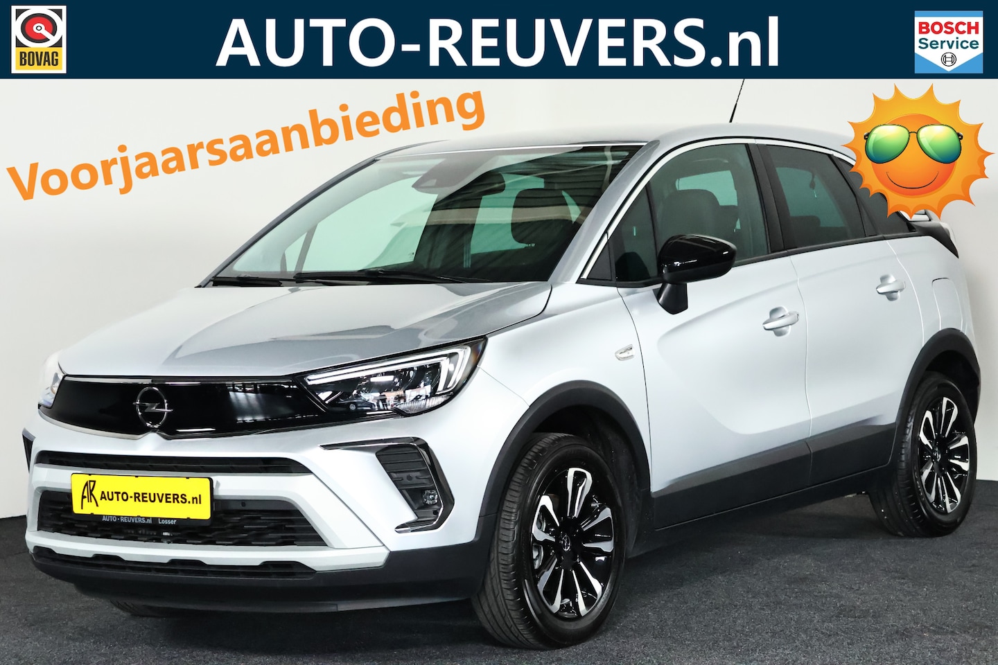 Opel Crossland - 1.2 Turbo Elegance / LED / Navi / CarPlay / Camera - AutoWereld.nl
