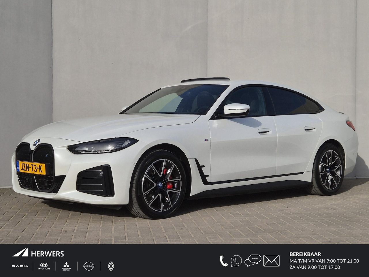 BMW i4 - eDrive35 M Sport Edition 70 kWh / SOH 100% / CCS Snel Lader / Panoramadak / Lederen Bekled - AutoWereld.nl