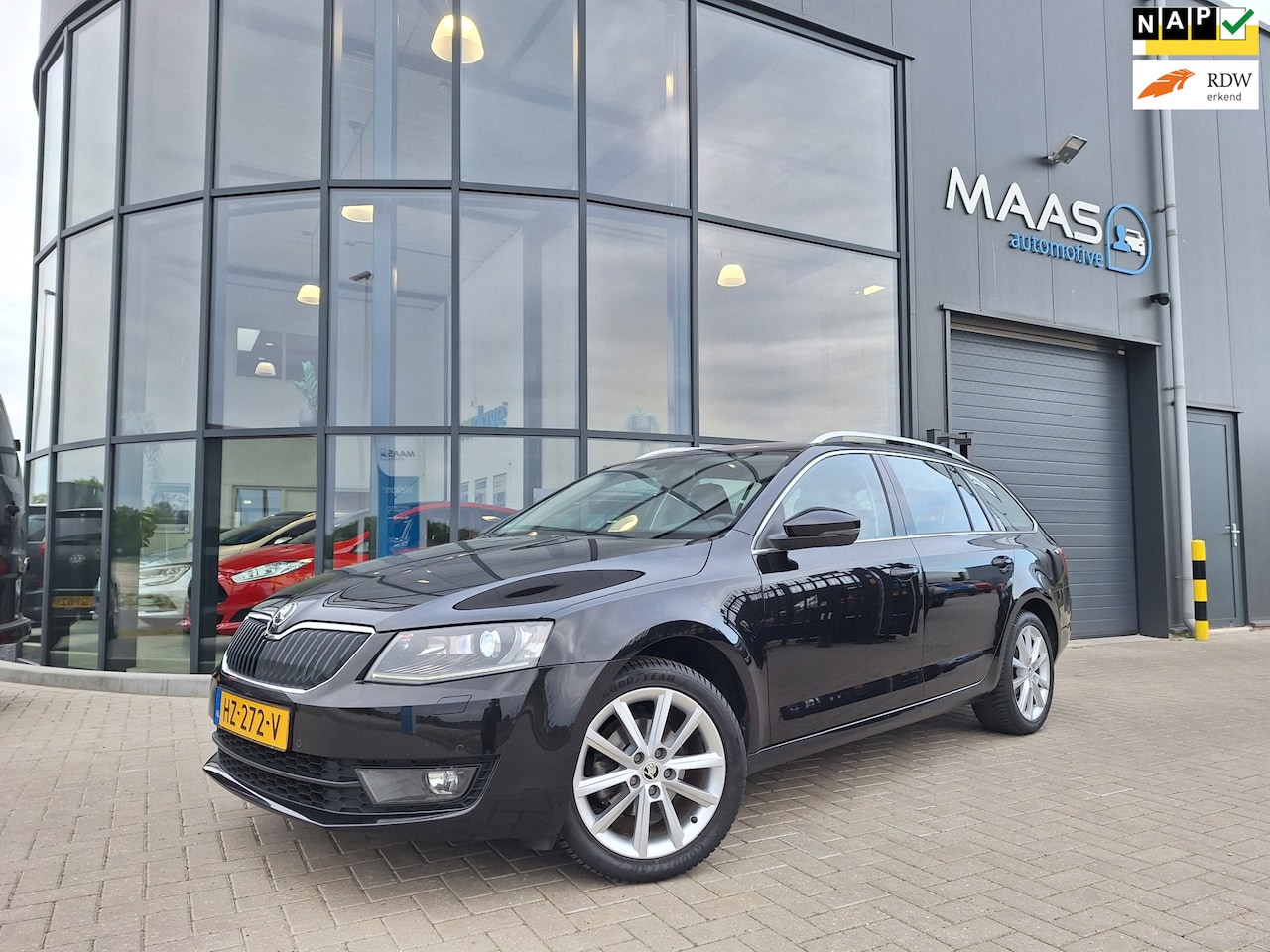 Skoda Octavia Combi - 1.2 TSI Greentech Style LEDER|DEALER ONDERHOUDEN - AutoWereld.nl
