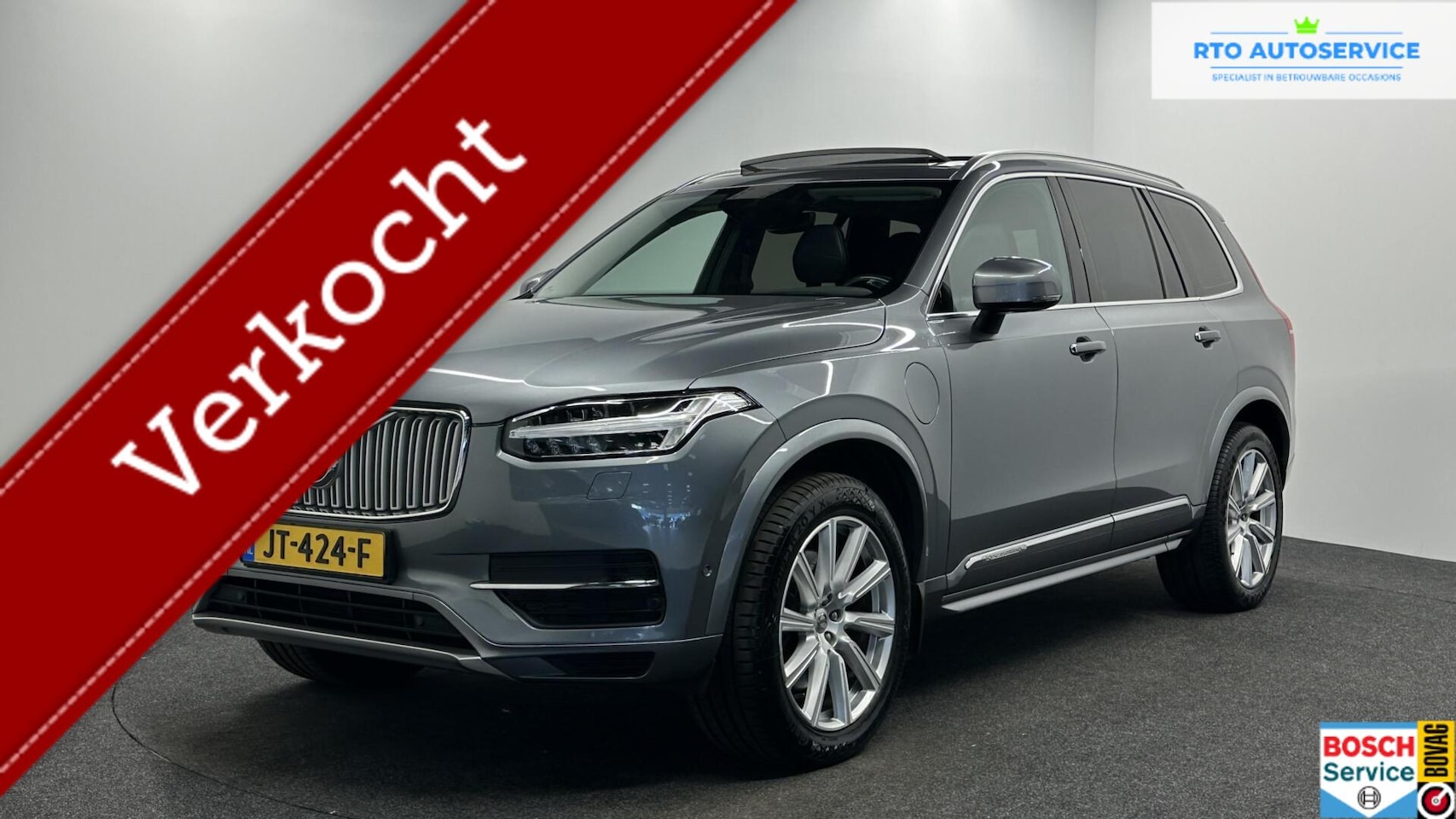 Volvo XC90 - 2.0 T8 Twin Engine AWD Inscription PANO LEER TREKHAAL CAMERA NAVI. - AutoWereld.nl
