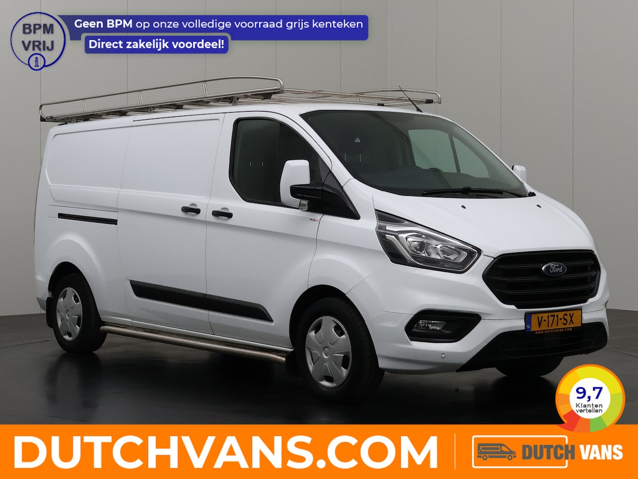 Ford Transit Custom - 2.0TDCI Lang Imperiaal | trekhaak | Werkplaats inrichting | Airco | Cruise | 3-Zits - AutoWereld.nl