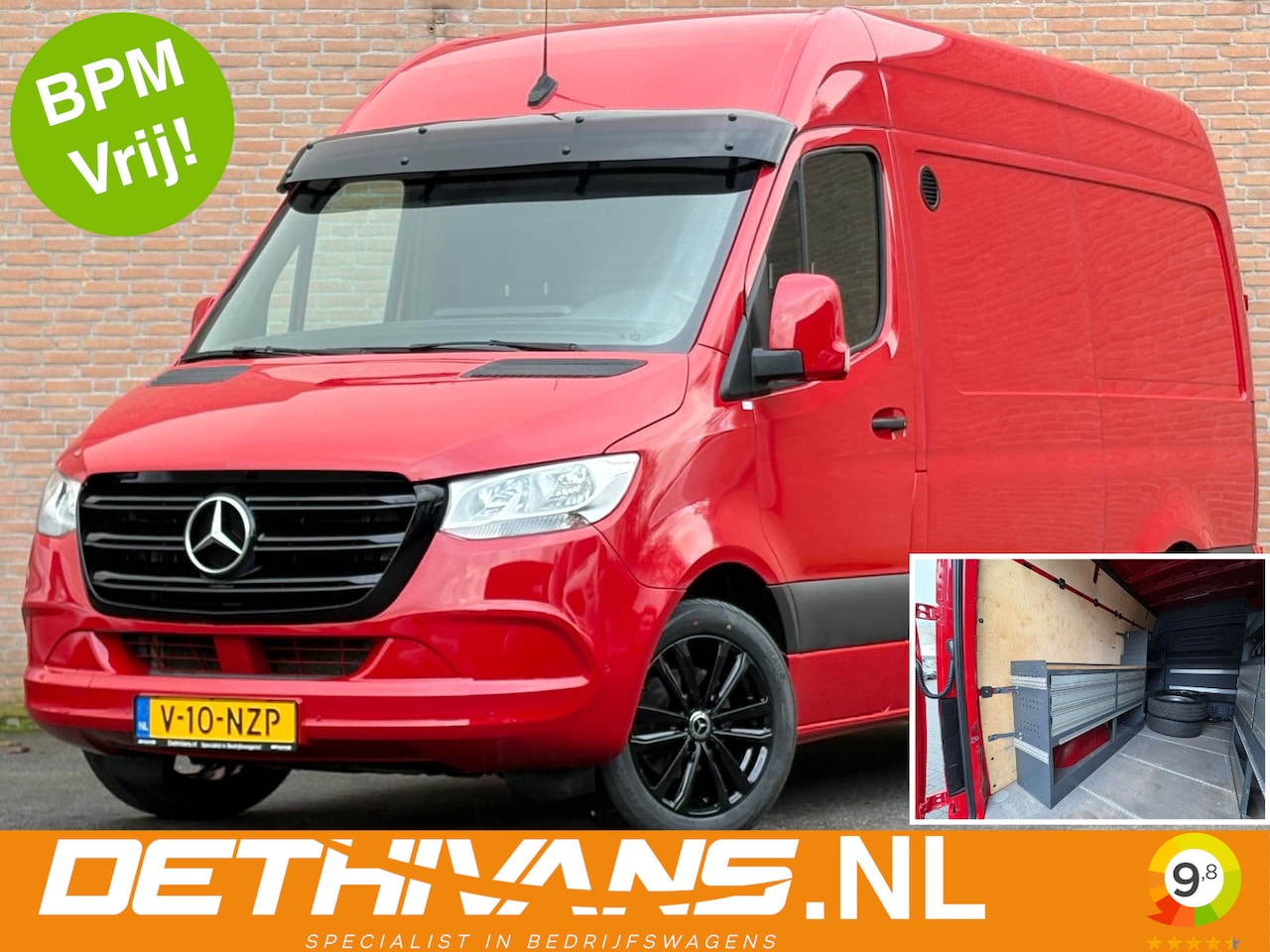 Mercedes-Benz Sprinter - 315CDI 150PK L2H2 RWD / Carplay / M-Bux / Inrichting / Euro6 - AutoWereld.nl