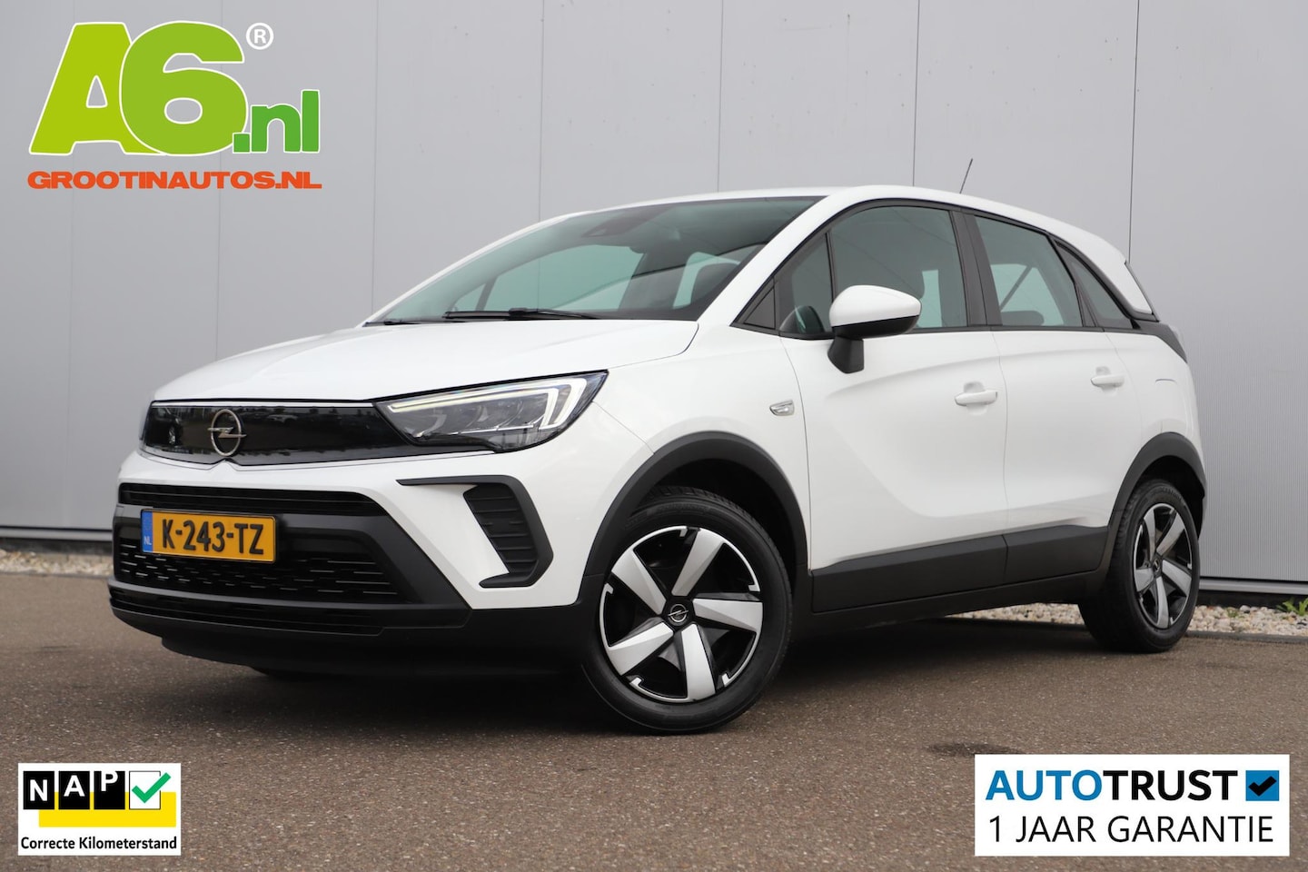 Opel Crossland - 1.2 Edition NIEUW MODEL Carplay Android Navigatie Airco Cruise Control Rijstrooksensor - AutoWereld.nl