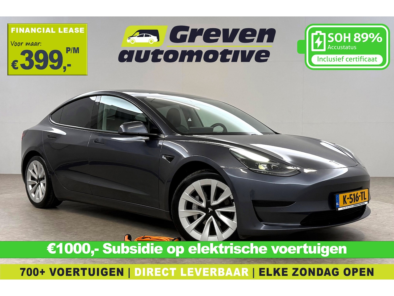Tesla Model 3 - Standard RWD Plus 60 kWh | Autopilot | Snelladen | SOH 89% | Pano | Camera | Memory | Navi - AutoWereld.nl