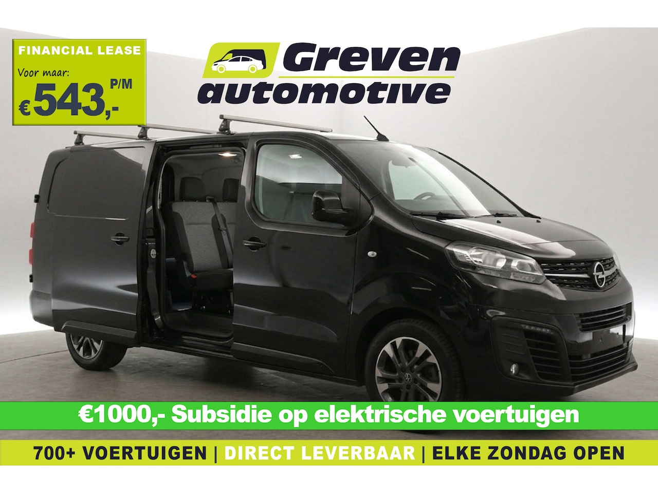 Opel Vivaro-e - L3H1 75 kWh | Snelladen | Dubbele Cabine | SOH 98% | Elektrisch | Airco | Cruise - AutoWereld.nl