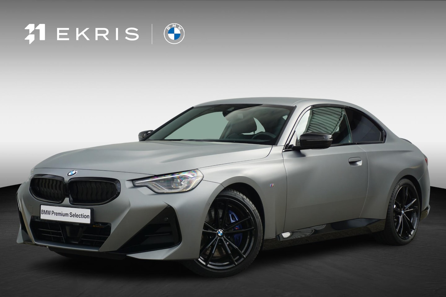 BMW 2-serie Coupé - 218i Individual Frozen Pure Grey | M Sportpakket | Stuur- en stoelverwarming | Harman Kard - AutoWereld.nl