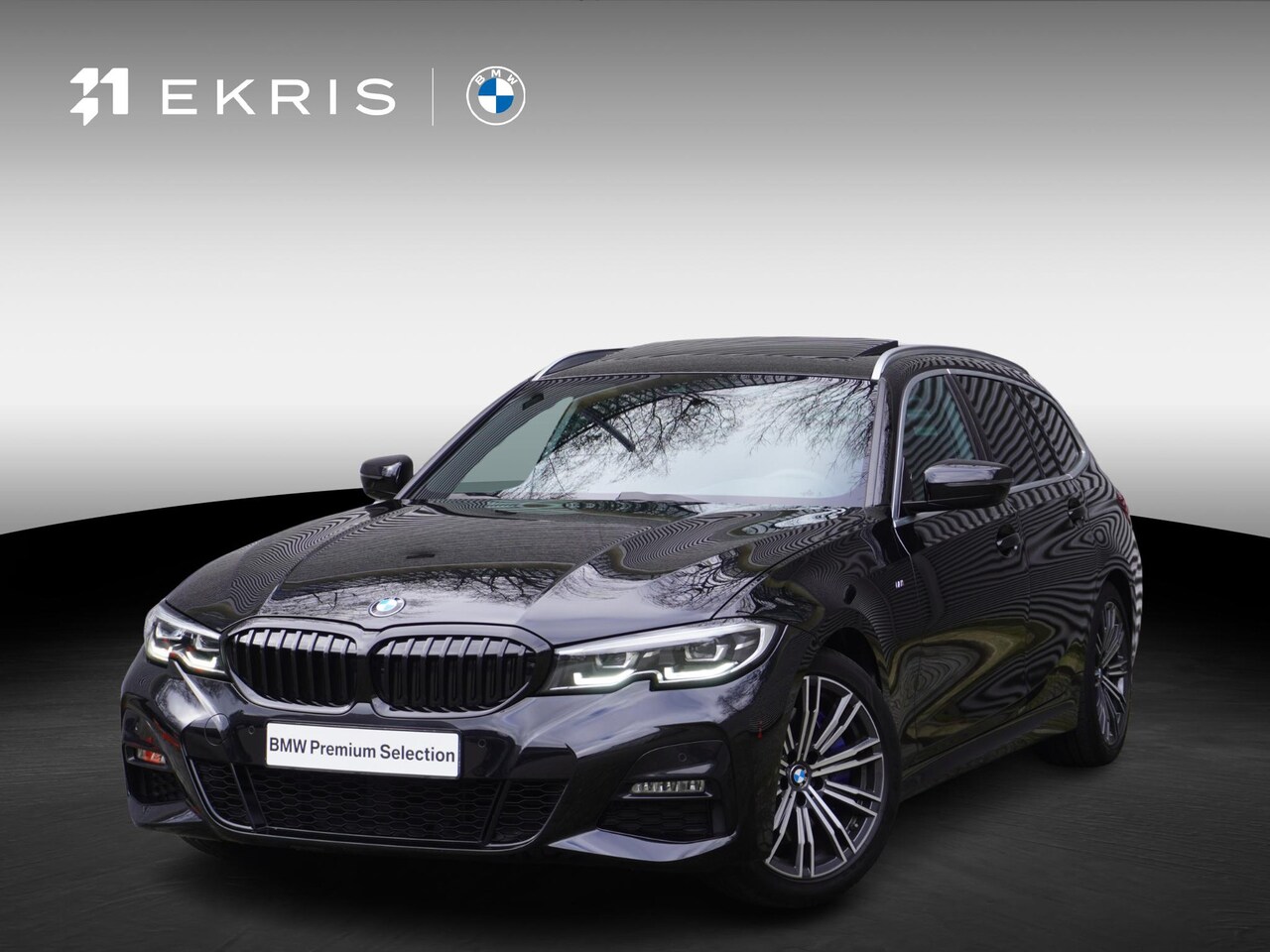 BMW 3-serie Touring - 330i High Executive | Glazen panoramadak | Achteruitrijcamera | HiFi System | Elektrisch v - AutoWereld.nl