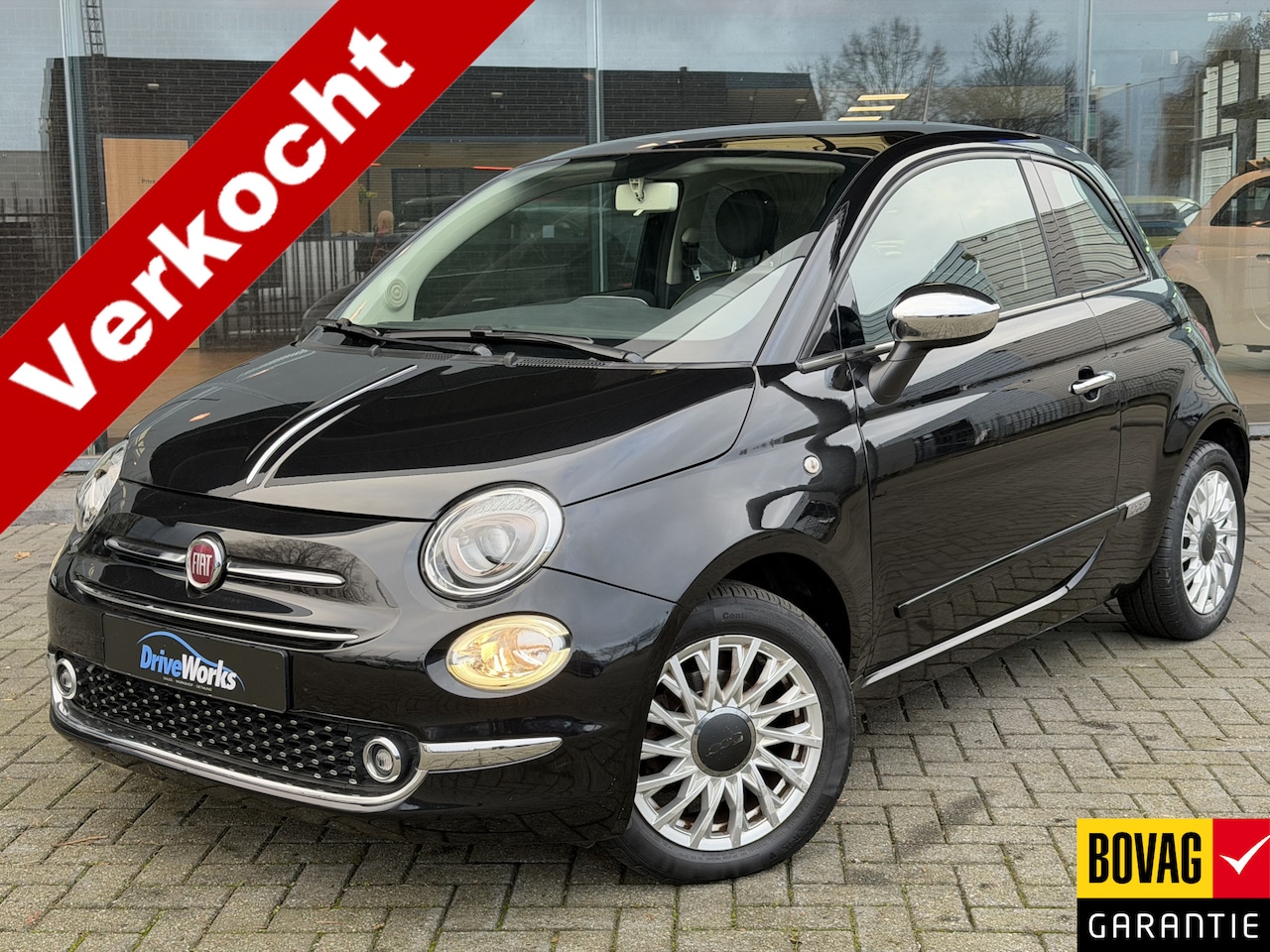 Fiat 500 - 1.2 Lounge | Automaat | Pano | Eerste Eigenaresse | Interesse, Proefrit? Bel of app met: 0 - AutoWereld.nl