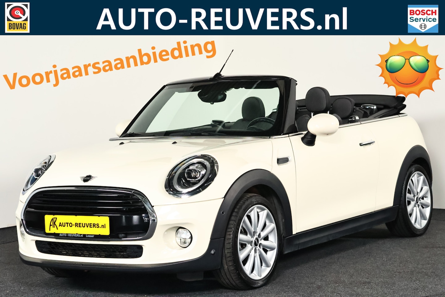 MINI Cabrio - Mini 1.5 Cooper Chili / Navi / Carplay / LED / Half Leder / Stoelverwarming - AutoWereld.nl