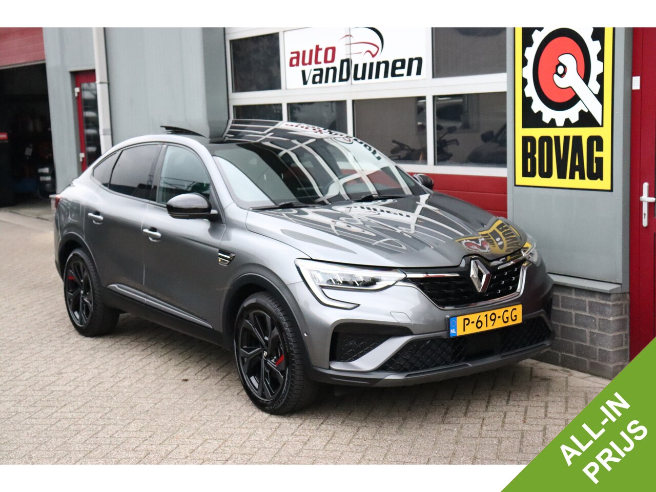 Renault Arkana - 1.6 E-Tech Hybrid 145 R.S. Line O.a: Stoelverw, Pano, ACC, Clima, Navi, PDC, Camera, Etc. - AutoWereld.nl