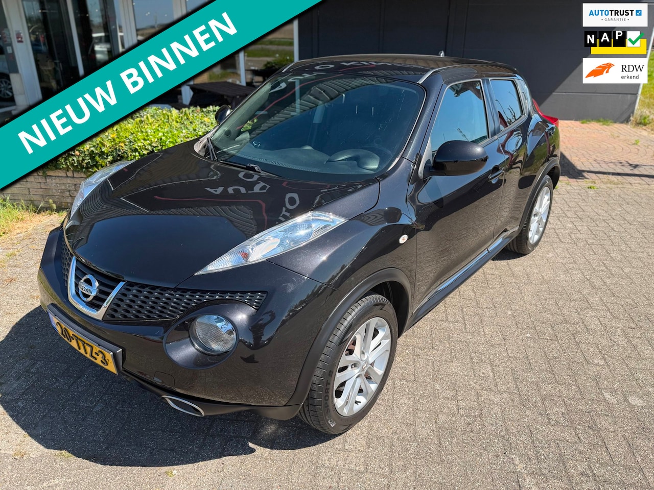Nissan Juke - 1.6 DIG-T Tekna All-Mode AUT/ORIG NL/ECC/LED APK+NAP - AutoWereld.nl
