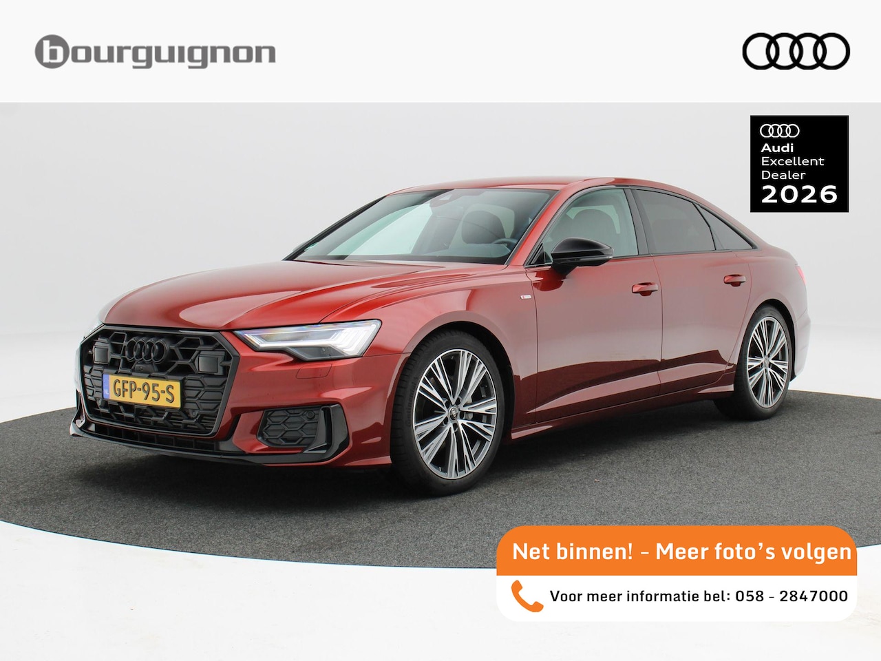 Audi A6 Limousine - 40 TFSi 204 Pk S-Line Competition | Trekhaak | Cruise Control | Elektrische Stoelen | Carp - AutoWereld.nl