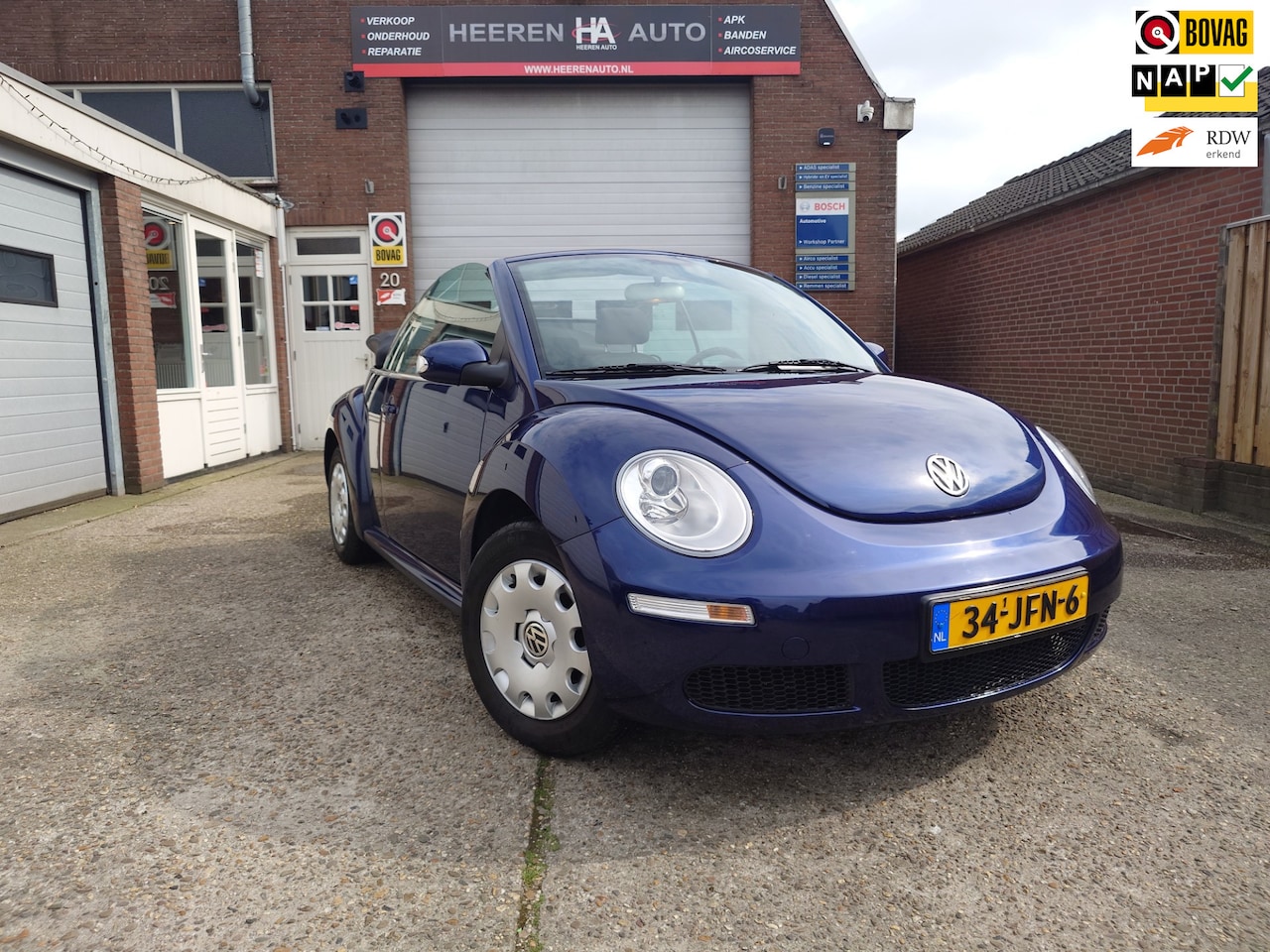Volkswagen New Beetle Cabriolet - 1.4-16V Trendline 1.4-16V Trendline, Dealer onderhouden, Nieuwe Apk - AutoWereld.nl