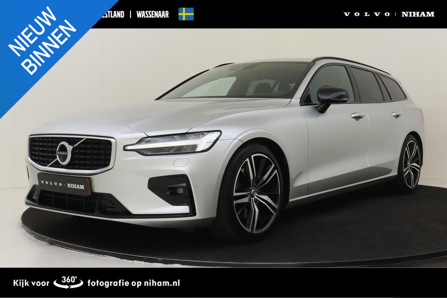 Volvo V60 - T5 AUT. R-DESIGN *VOL!* -PANO.DAK|HARMAN/KARDON|360°CAM|POWER-SEATS|HEAD-UP DISP.|ADAP.LED - AutoWereld.nl