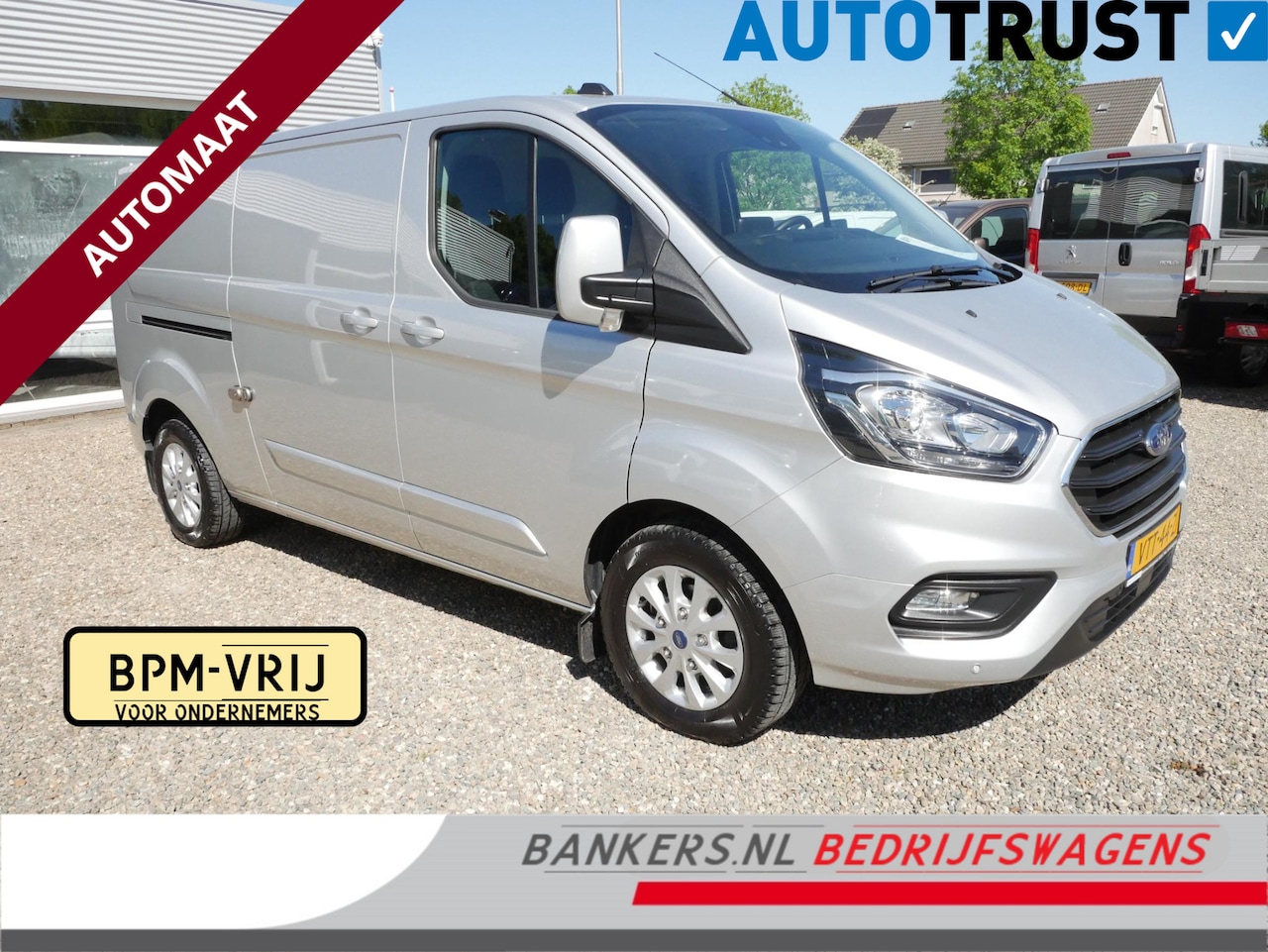 Ford Transit Custom - 2.0 TDCI 170PK, L2H1, Limited, Airco, Automaat, 2 x Schuifdeur - AutoWereld.nl
