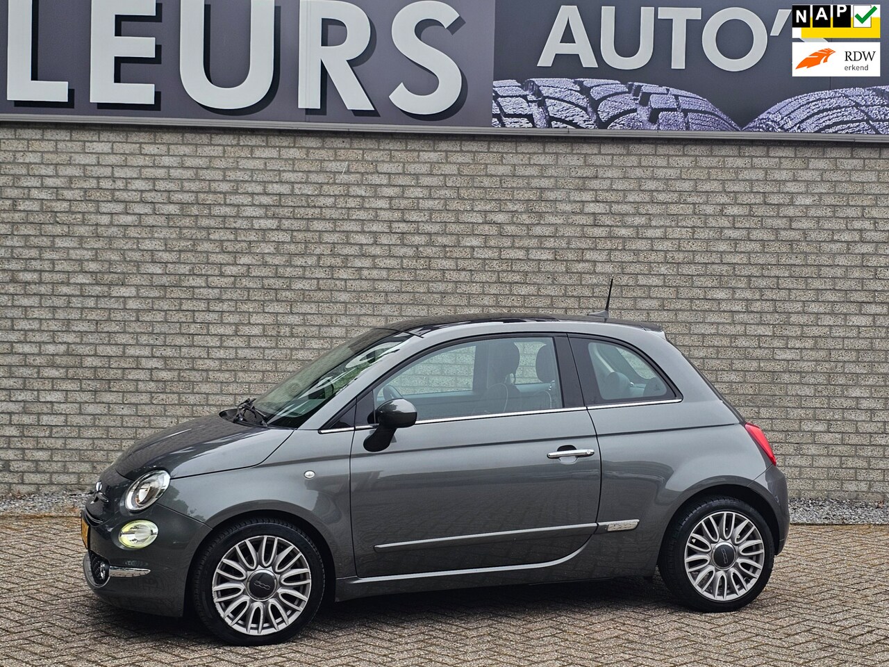 Fiat 500 - 0.9 TwinAir Turbo Lounge Pano-dak/Ecc/Pdc - AutoWereld.nl