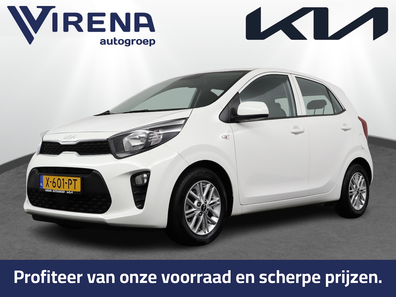 Kia Picanto - 1.0 DPi DynamicLine Airco - Android/Apple Carplay - Cruise Control - Lichtmetalen Velgen - - AutoWereld.nl