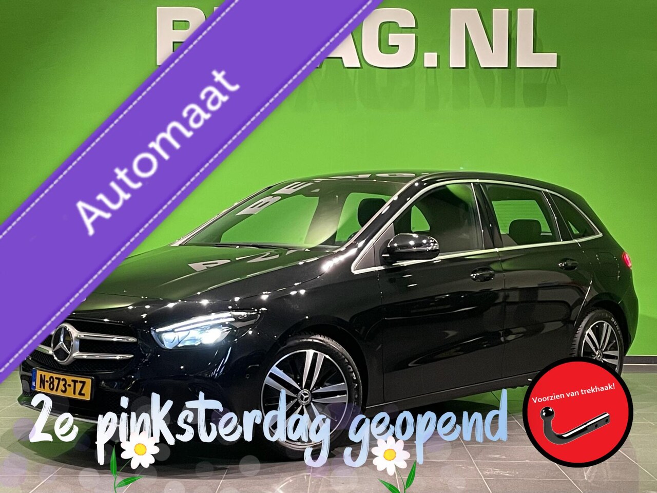 Mercedes-Benz B-klasse - 180 Business Solution Luxury | Trekhaak | Lederen bekleding | - AutoWereld.nl
