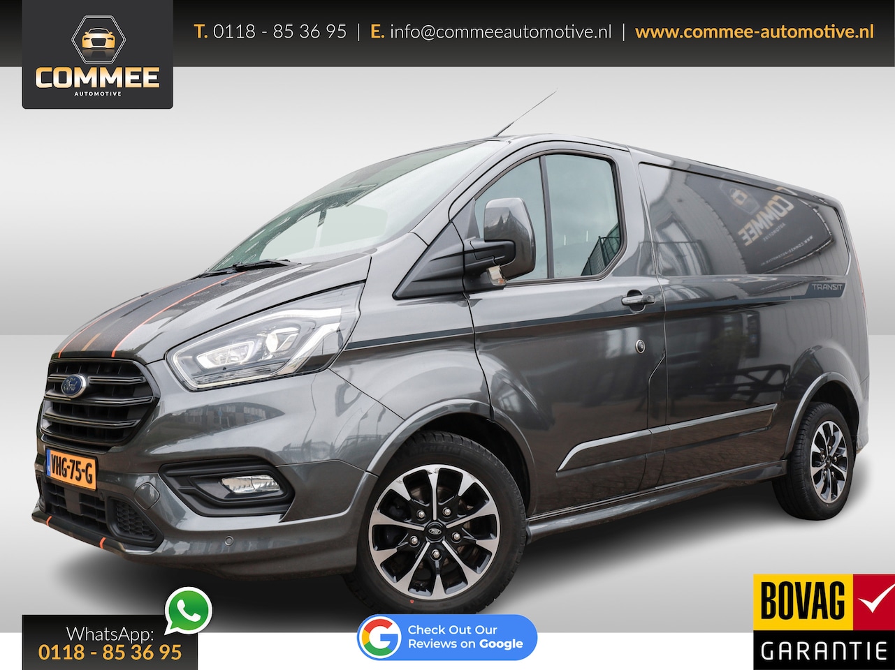 Ford Transit Custom - 320 2.0 TDCI L1H1 Sport NAV I Trekhaak I CAM - AutoWereld.nl