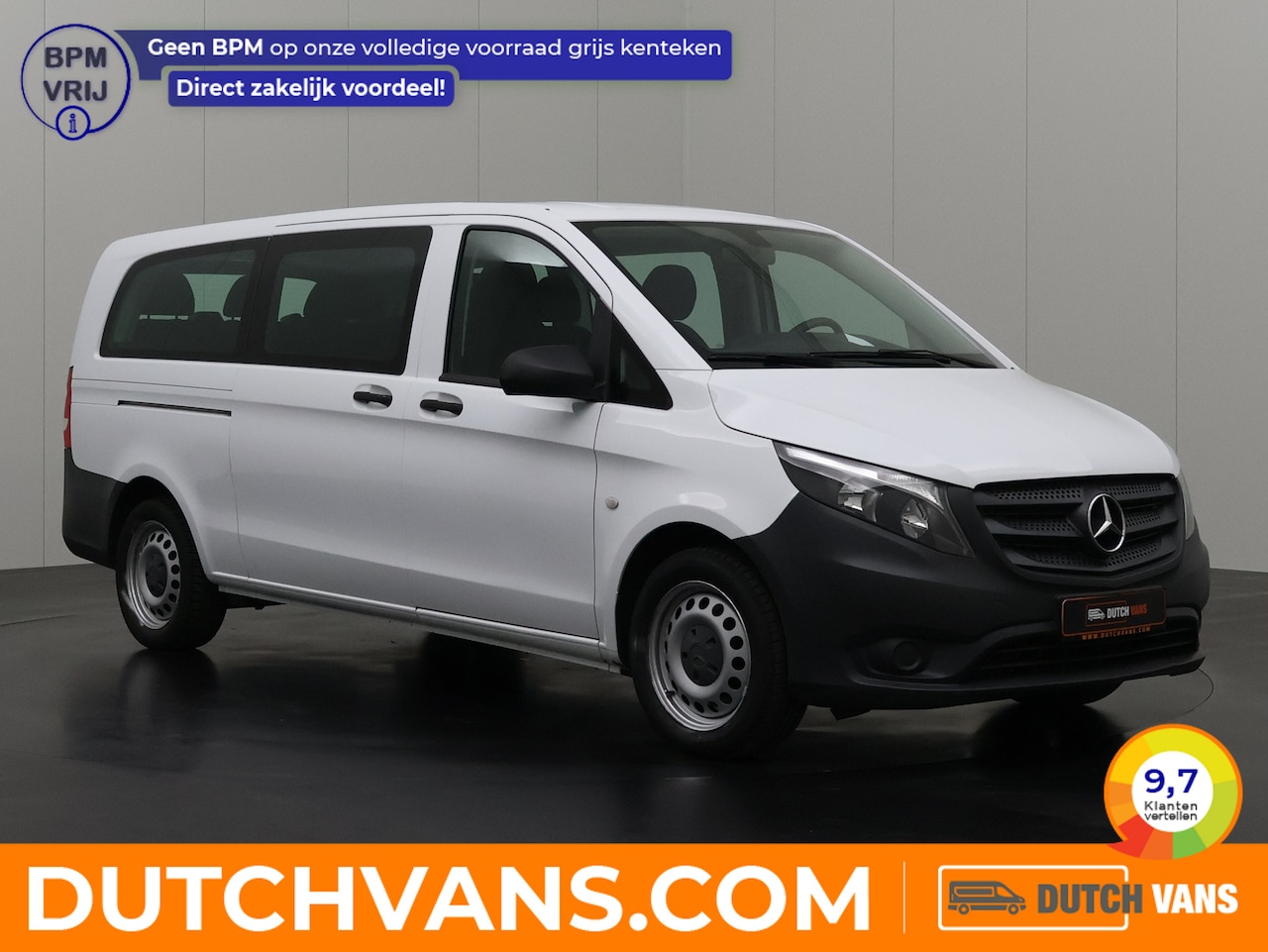 Mercedes-Benz Vito - 114BlueTEC 7G-Tronic Automaat Personenbus | 9-Persoons | Extra Lang | Prijs incl BTW € 263 - AutoWereld.nl