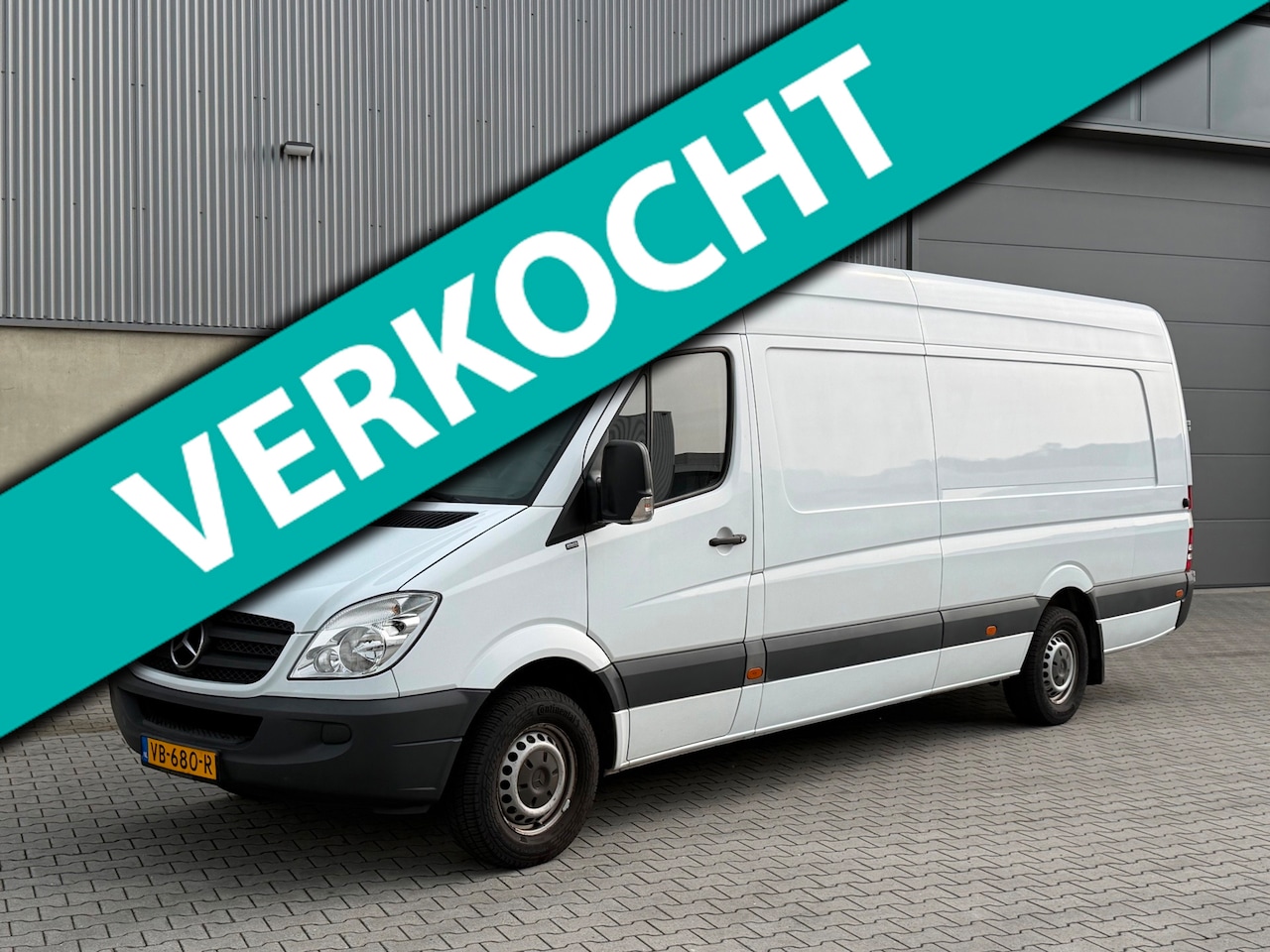 Mercedes-Benz Sprinter - 413 2.2 CDI 432L EHD L4H2 MAXI AUTOMAAT+AIRCO+CRUISE+MF STUUR+3 PERSOONS+APK 21-02-2027+2 - AutoWereld.nl