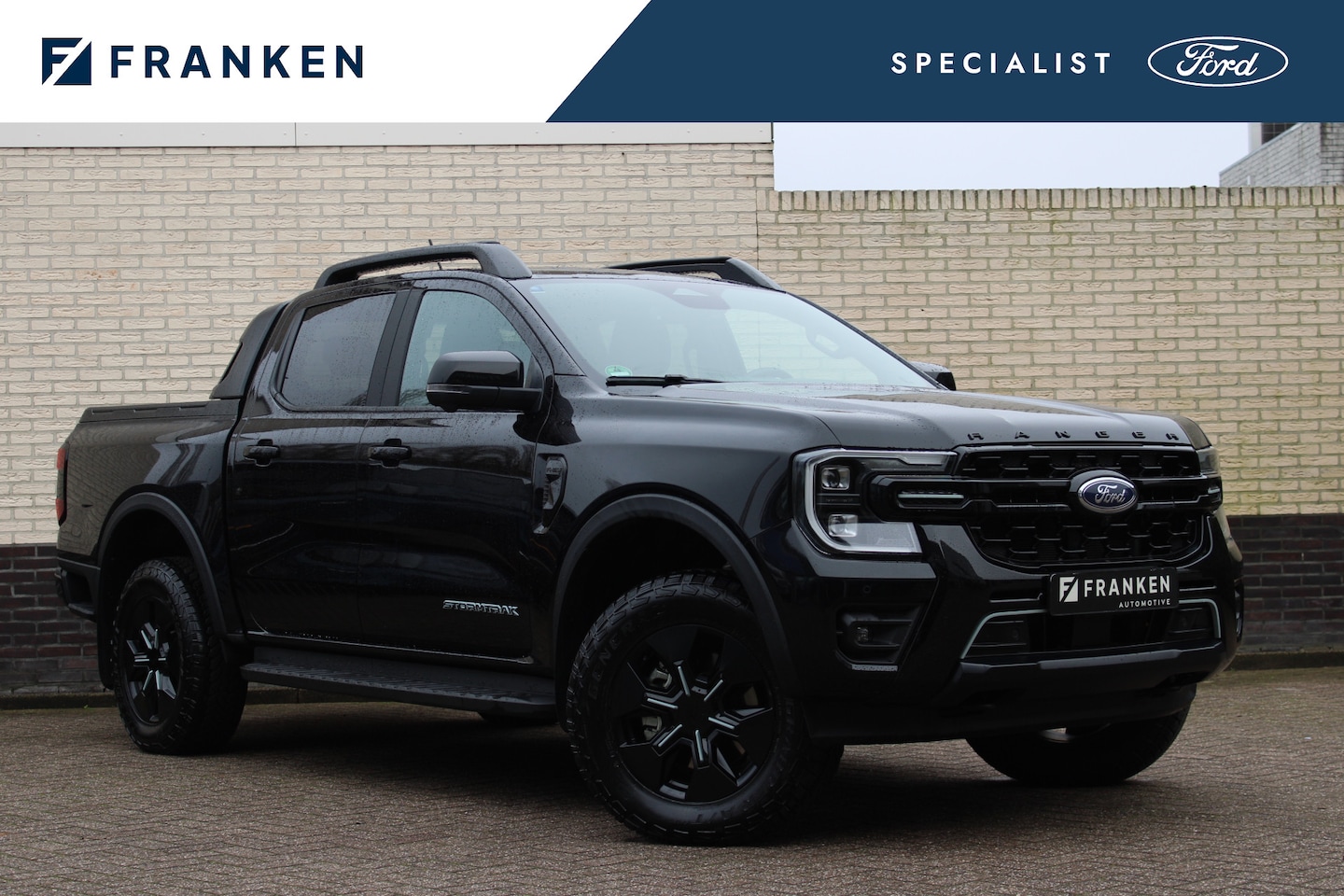 Ford Ranger - 2.3 Double Cab PHEV Stormtrak Zwart | Matrix | B&O | Leder | Elektr. rollo | Full - AutoWereld.nl