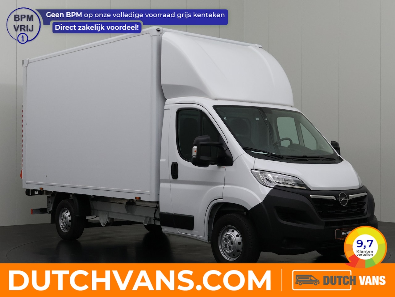 Opel Movano - 140PK Bakwagen+Laadklep | 1046Kg Laadvermogen | Dakspoiler | Airco | Cruise | 3-Zits - AutoWereld.nl