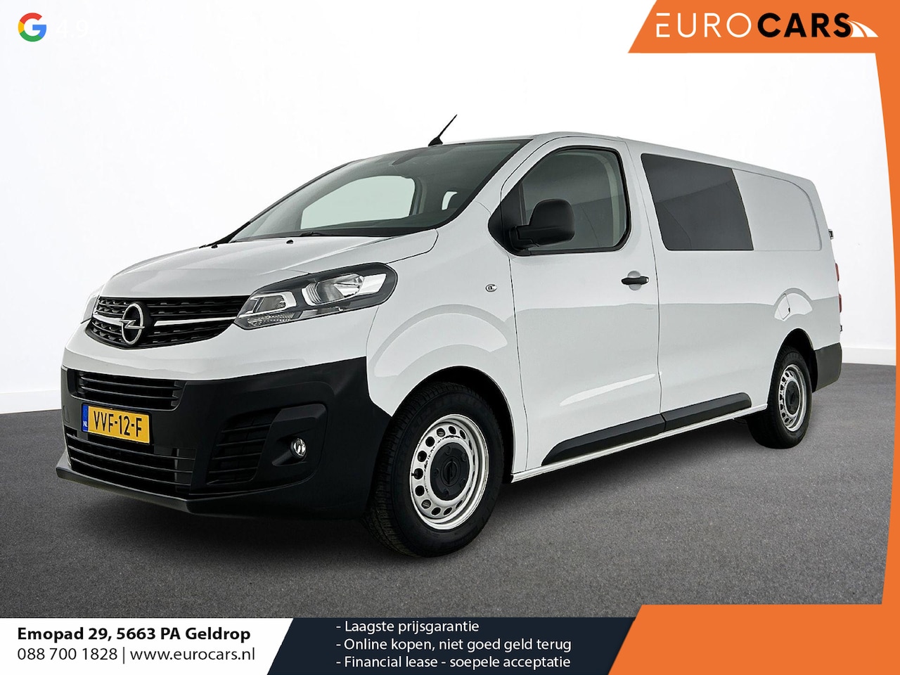 Opel Vivaro - 2.0 CDTI L3H1 Dubbele Cabine Edition Airco Navigatie Trekhaak Cruise control - AutoWereld.nl