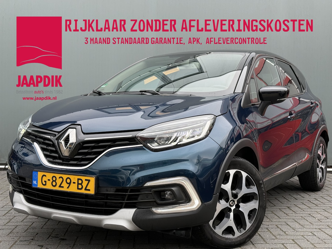 Renault Captur - BWJ 2019 1.3 131 PK TCe Intens TREKHAAK | FULL LED | LEDER | STOELVERW. | DODE HOEK | CAME - AutoWereld.nl