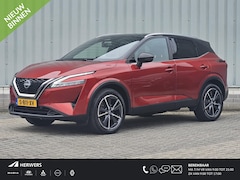 Nissan Qashqai - 1.3 MHEV Tekna / Trekhaak 1800KG / Adaptief Cruise Control / Panoramadak / Elektrisch Vers