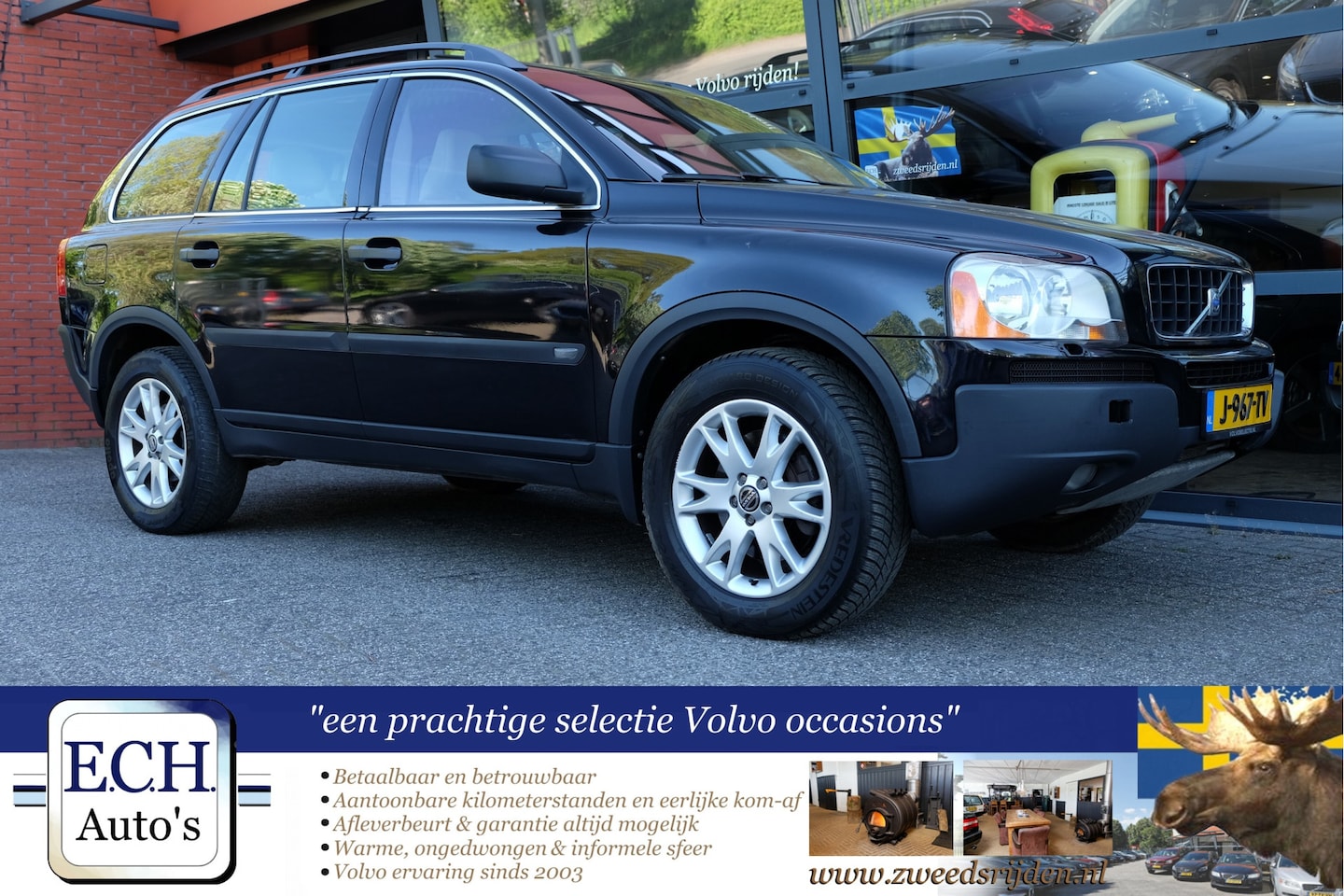 Volvo XC90 - 2.5T 210 pk Aut. Summum, Leer, 7 zits, Schuifdak - AutoWereld.nl