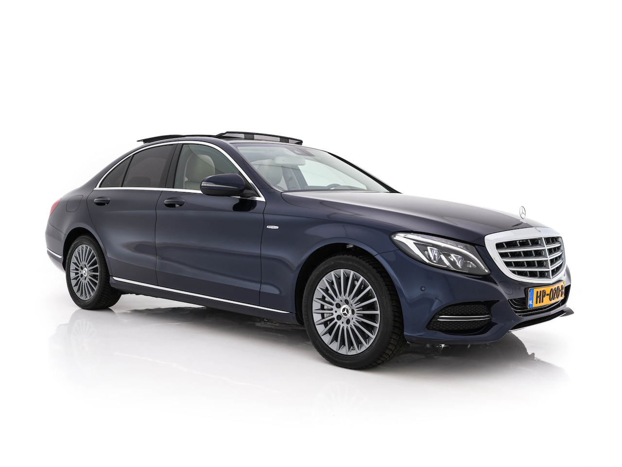 Mercedes-Benz C-klasse - 350 e Lease Edition Aut. *PANO | LUXURY-LEATHER | BURMESTER-AUDIO | FULL-LED | NAVI-FULLMA - AutoWereld.nl
