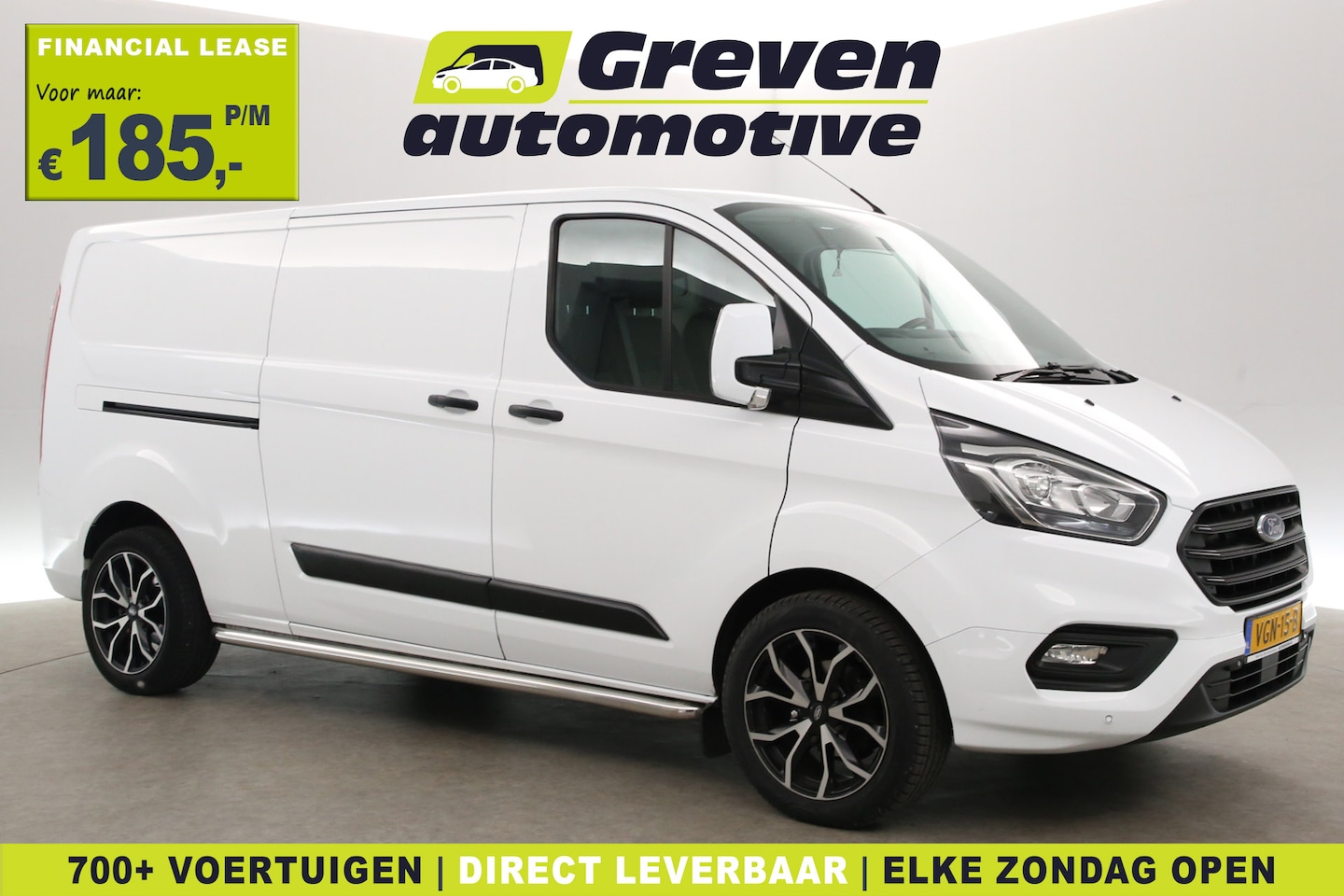Ford Transit Custom - 2.0 TDCI L2H1 | Airco | Cruise | 3 Zits | Trekhaak | Parkeersens. - AutoWereld.nl