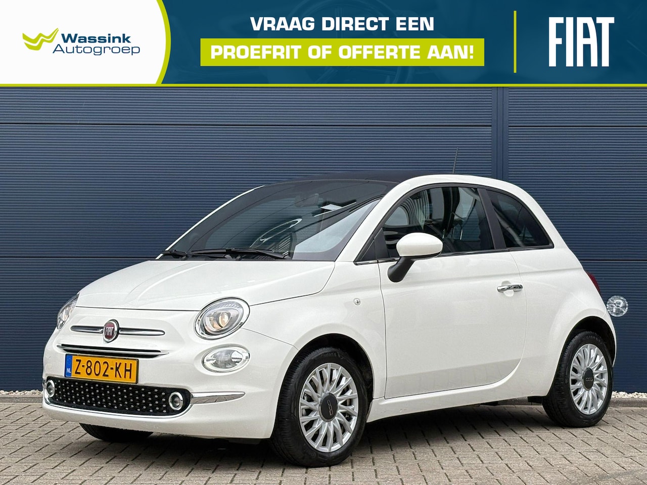Fiat 500 - 1.0 Hybrid Dolcevita Finale | Lage Kilometerstand! | Airco | - AutoWereld.nl