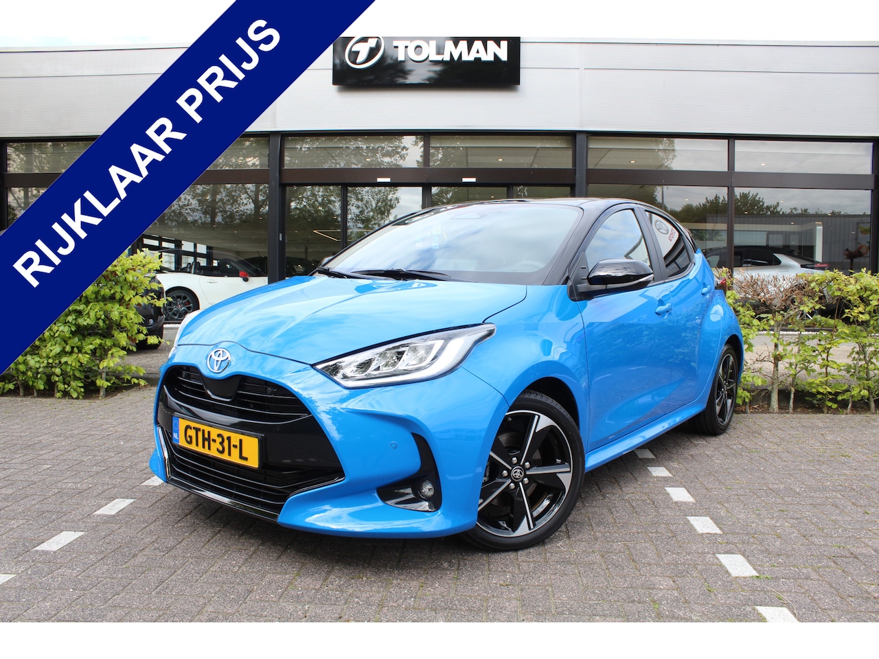 Toyota Yaris - 1.5 Hybrid 130 Launch Edition Bi-tone | Rijklaar | Blind Spot | Head Up | Sensoren v+a | S - AutoWereld.nl