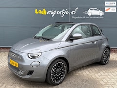 Fiat 500 C - E Icon 42 kWh Cabrio *stoelverw *17 inch *NL auto